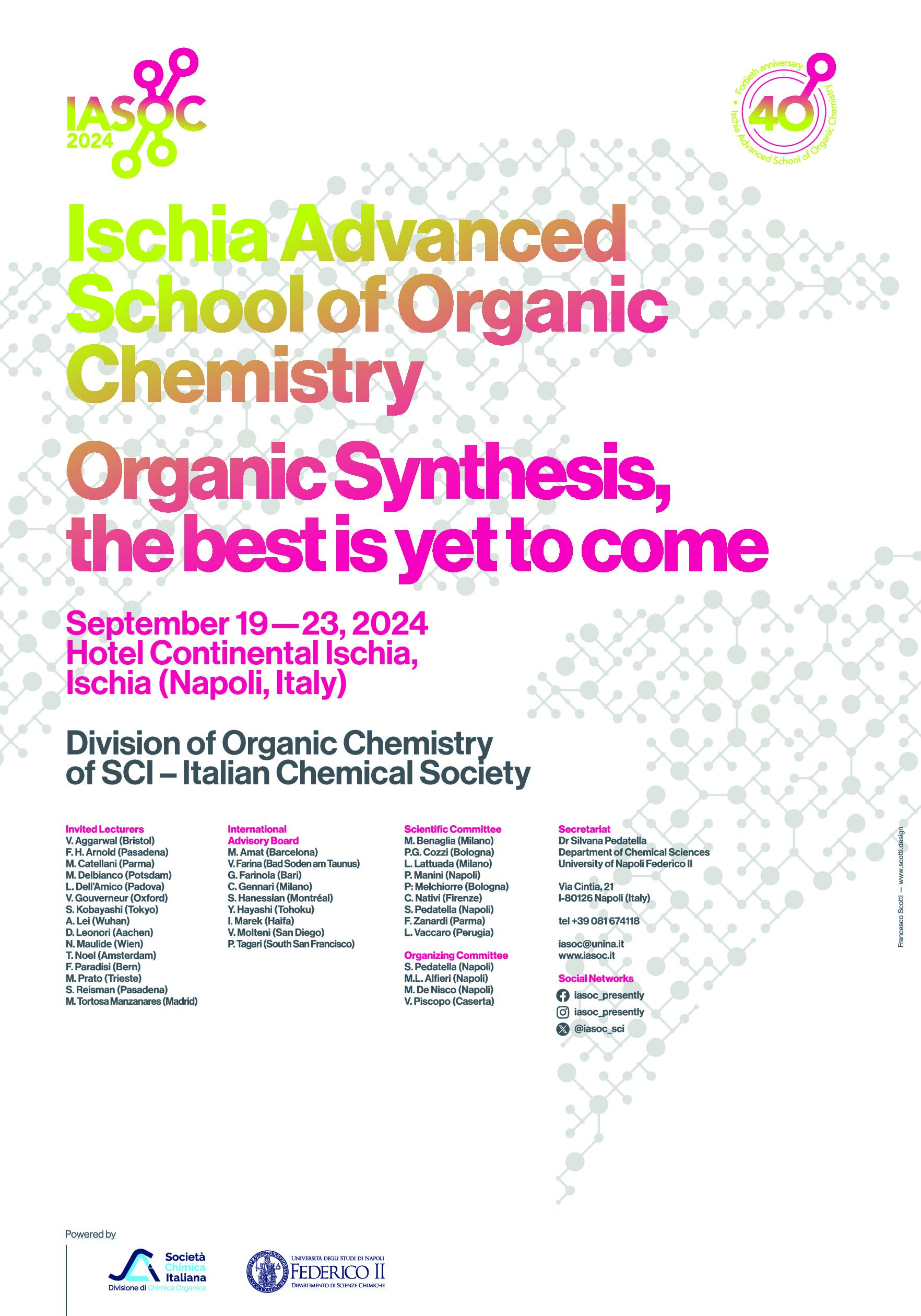 Ischia Advanced School of Organic Chemistry 2024 (IASOC 2024)