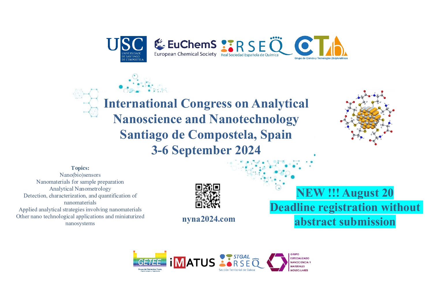 XI International Congress on Analytical Nanoscience and Nanotechnology (XI NyNA 2024 )